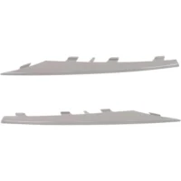 Bumper Trim Set For 2011-2013 BMW X5 Front Driver and Passenger Side Silver