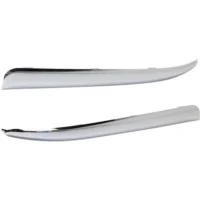 Bumper Trims Set For 2014-24 Dodge Durango Rear Driver and Passenger Side Chrome
