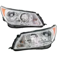 Driver & Passenger Side Headlight For Buick LaCrosse 2010-2013 Halogen With Bulbs