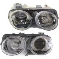 Driver and Passenger Side Headlight For Acura Integra 1998-2001 Halogen