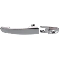 Exterior Door Handle For 2008-2011 Ford Focus Front Driver Side Chrome Plastic