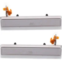 Exterior Door Handle For 82-94 Chevrolet S10 80-90 Caprice Set of 2 Front Chrome