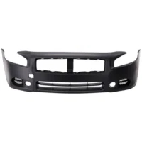 Front Bumper Cover For 09-14 Nissan Maxima S SV Models With Fog Lamp Holes Primed