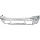 Front Bumper Shell Fascia For 1999-2004 F250 Super Duty and F350 Steel Chrome