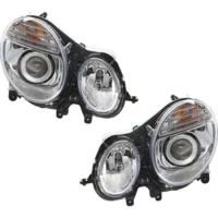 Halogen Headlight Set For 2007-2009 Mercedes Benz E-Class Left and Right Side