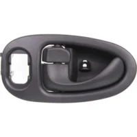 Interior Door Handle For 2002-2005 Saturn Vue Front, Driver Side Gray Plastic