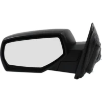 Mirror For 2014-2018 Chevy Silverado 1500 Driver Side Textured Black Manual Fold