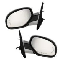 Power Mirror Set For 07-14 Cadillac Escalade Left Right Heated with Puddle Lamp