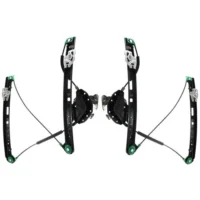 Power Window Regulator Set For 2001-05 BMW 325i Front Left and Right Sedan Wagon