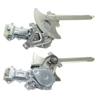 Set of 2 Window Regulators Glass Front Driver and Passenger Side for Chevy Pair