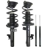 Shock and Fully Loaded Strut Set of 4 Front and Rear Driver Passenger Side for 3